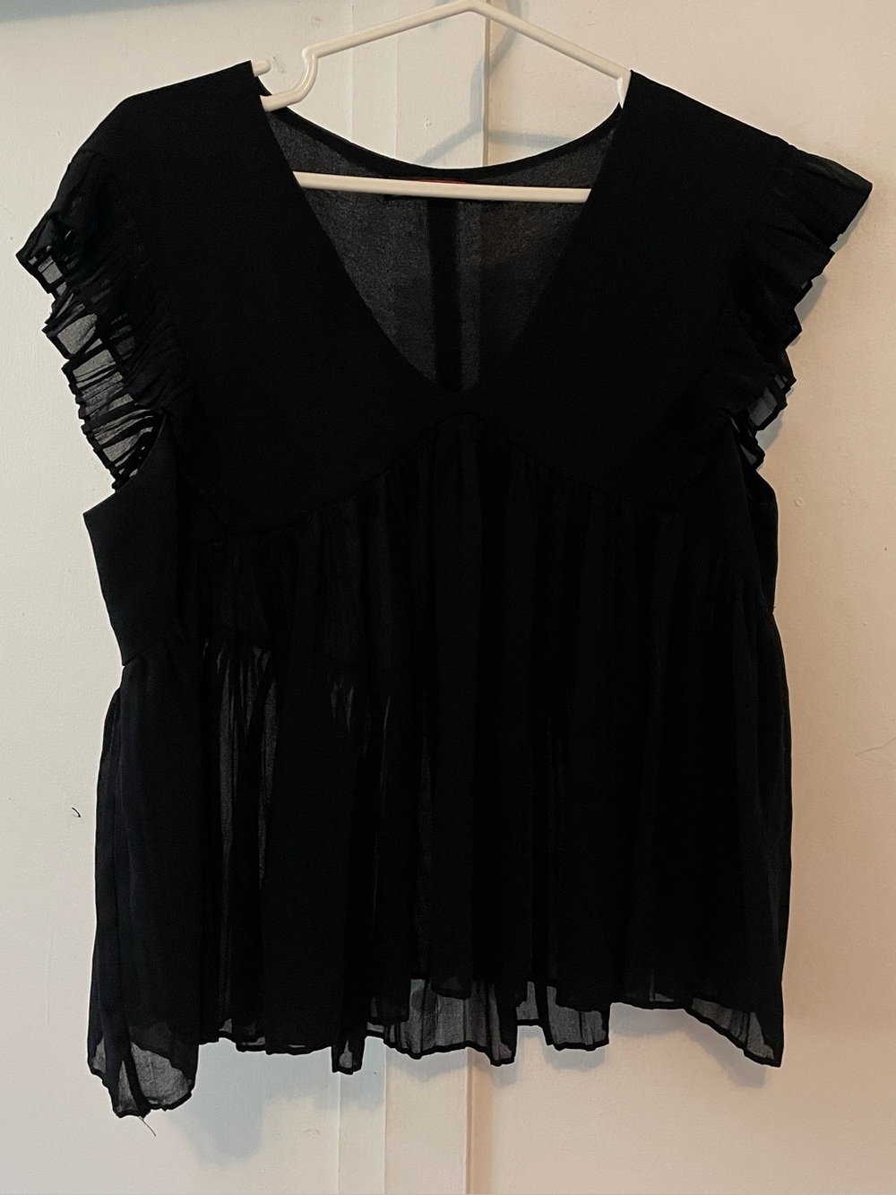Zara chiffon top